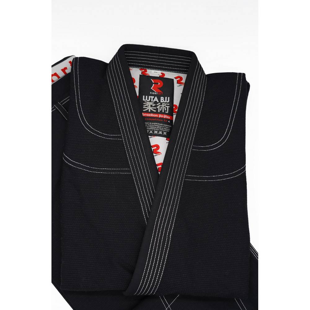 Kimono jiu jitsu Luta noir BJJ – Compétition IBJJF – Fightart