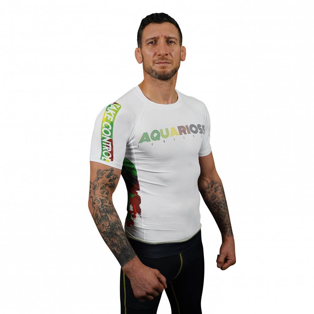 Rashguard à manches courtes - Collection Technique & Performance - Modèle Aquarioss