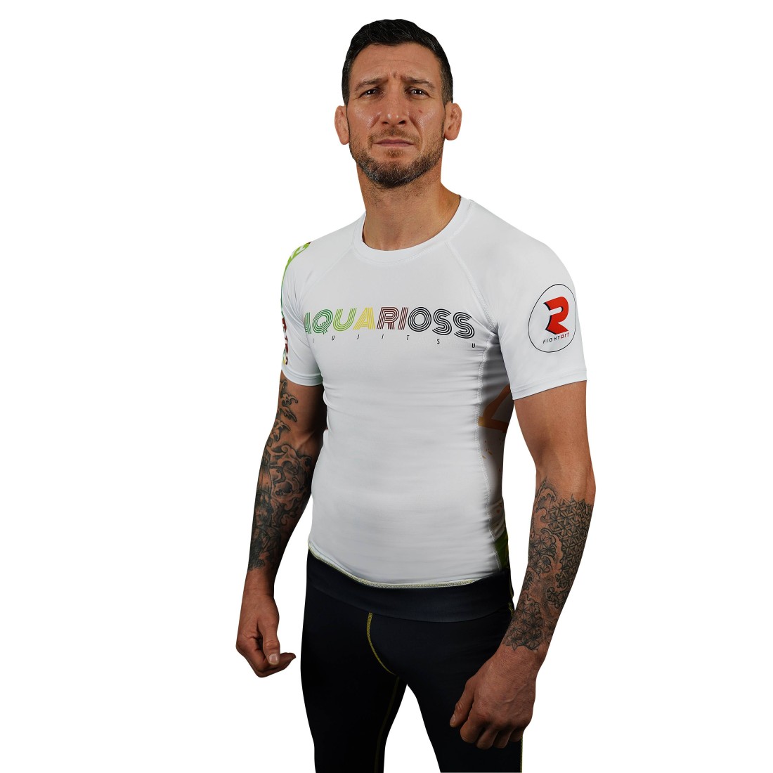 Rashguard à manches courtes - Collection Technique & Performance - Modèle Aquarioss