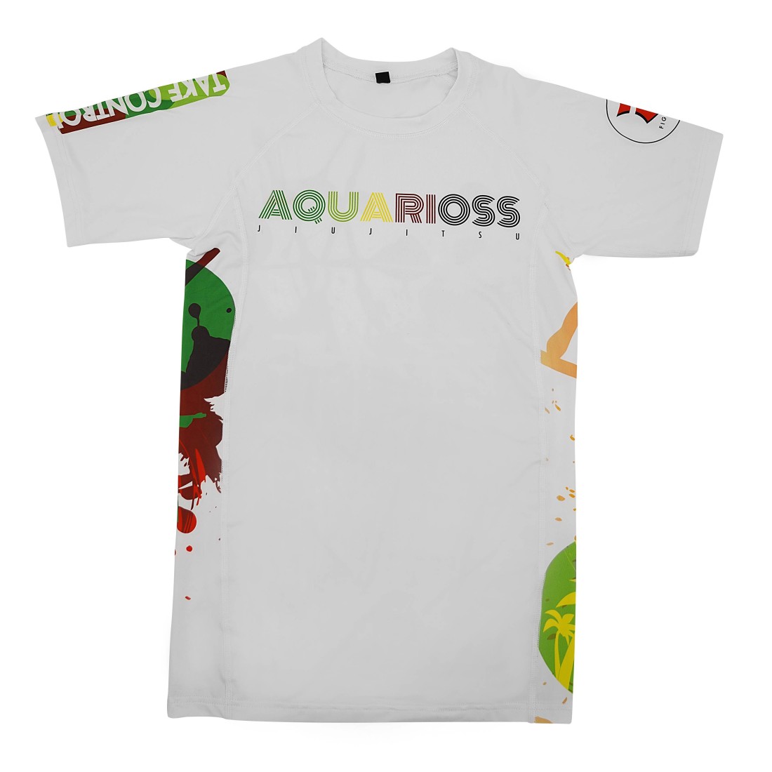 Rashguard à manches courtes - Collection Technique & Performance - Modèle Aquarioss