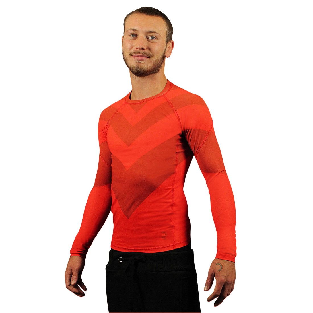 Rashguard à manches longues - Collection Technique & Performance - Modèle RedTone