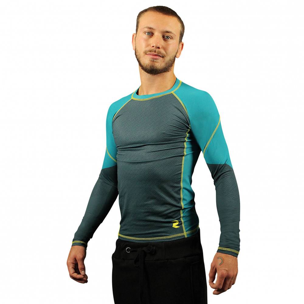 Rashguard bleu homme – Performance, confort & style arts martiaux | Fightart