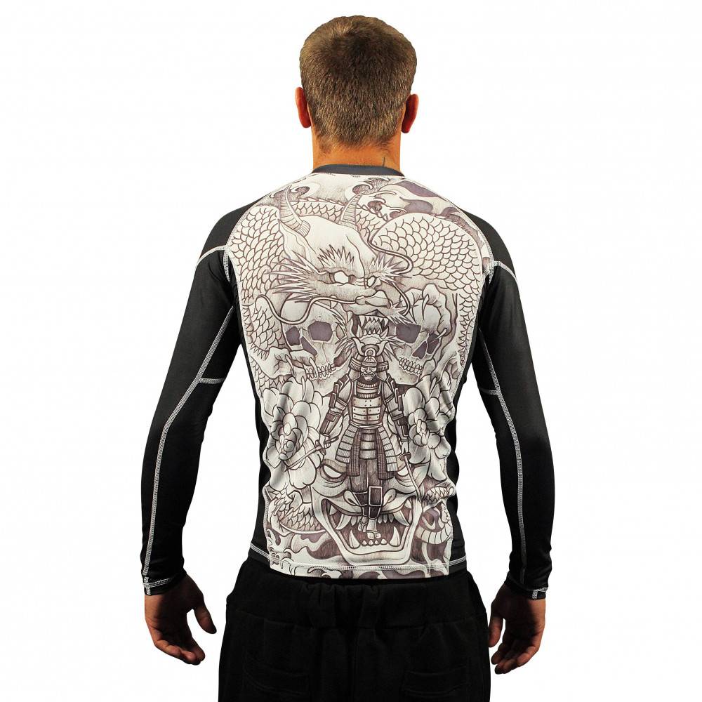 Rashguard à manches longues - Collection Technique & Performance - Modèle YOME Samouraï