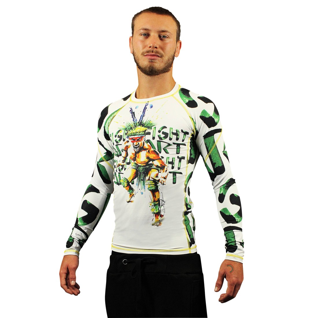 Rashguard à manches longues - Collection Technique & Performance - Modèle GANO Huka