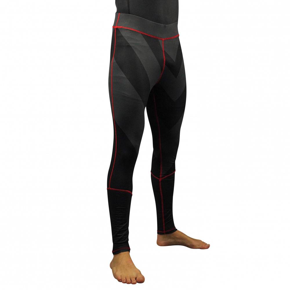 Legging pour homme noir et gris technique | Fightart