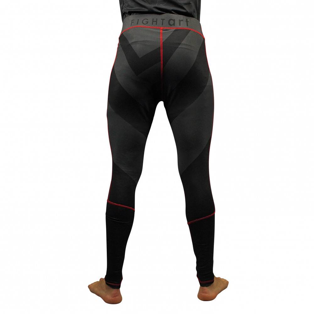 Legging pour homme noir et gris technique | Fightart