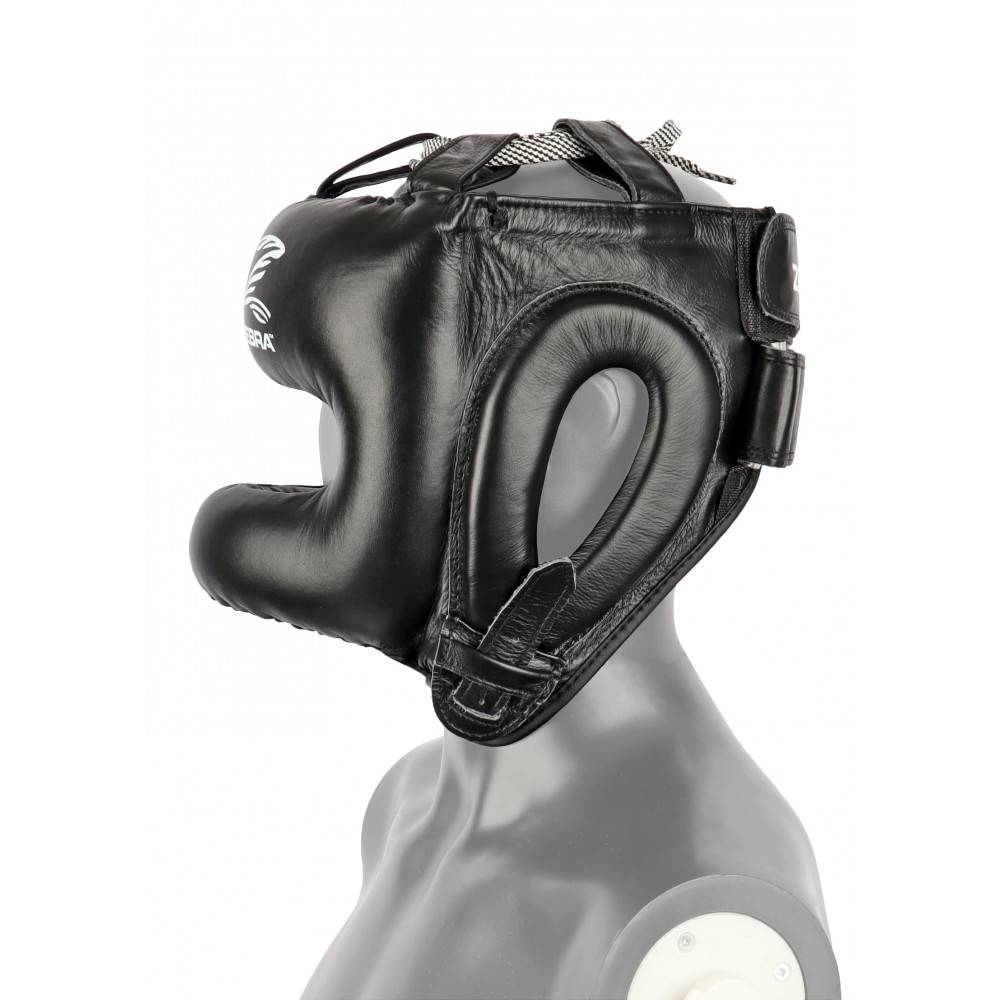 Casque boxe entraînement avec barre de protection horizontale