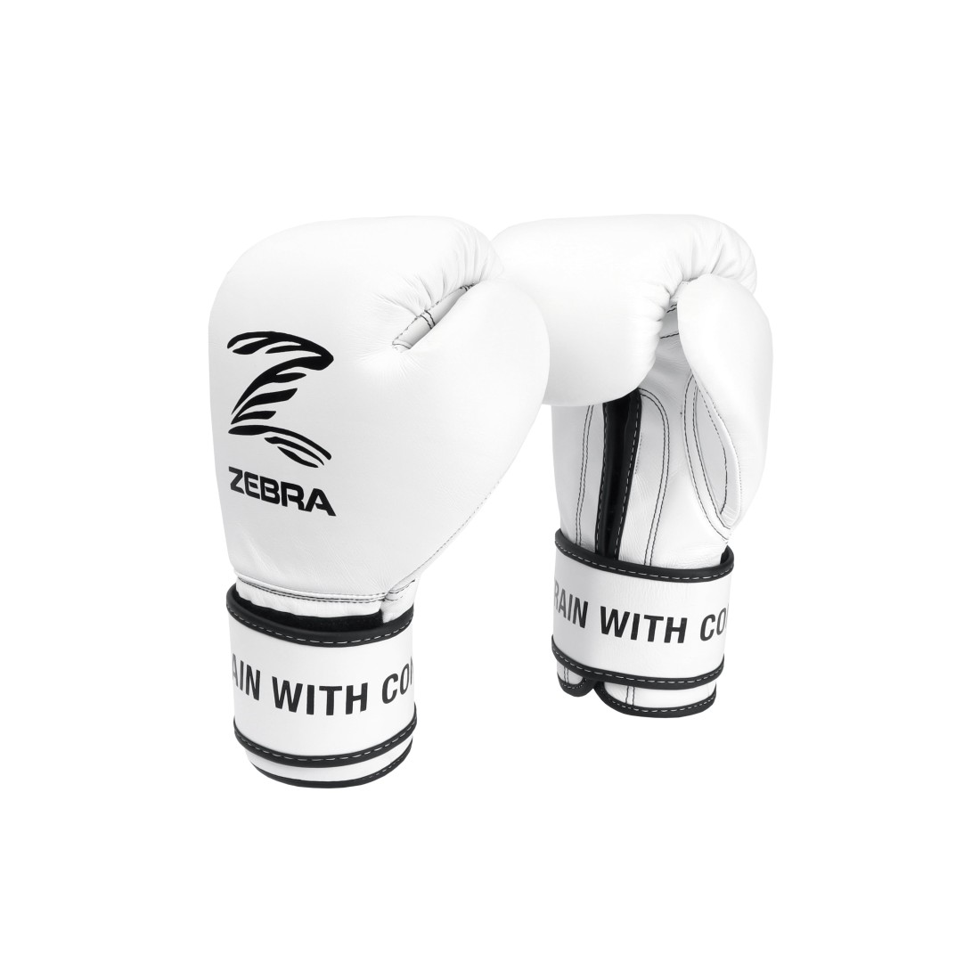 Gants boxe Pro cuir entraînement à fermeture par scratch