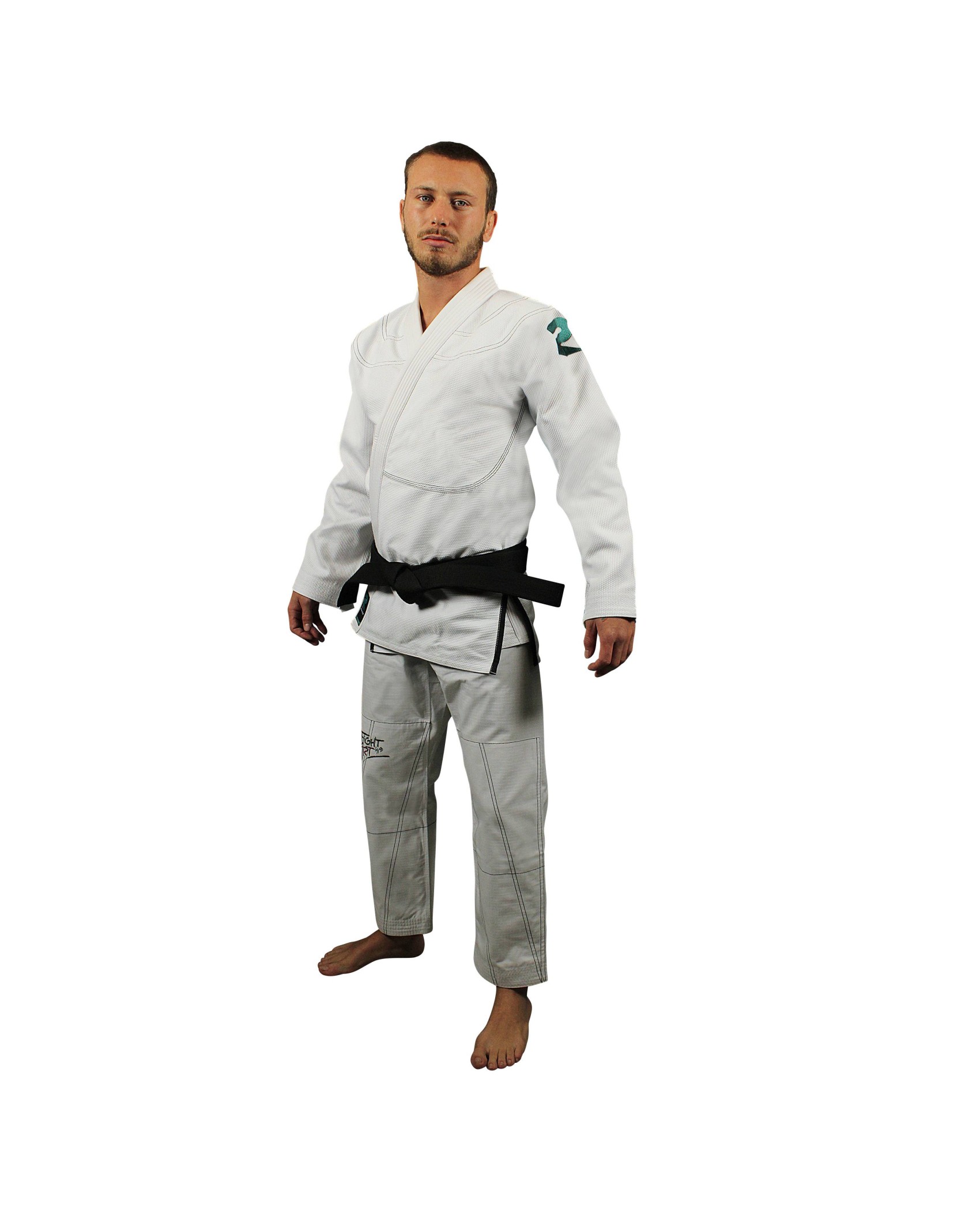 Kimono jiujitsu entraînement et compétition - Modèle Luta blanc - Edition Limitée DPA