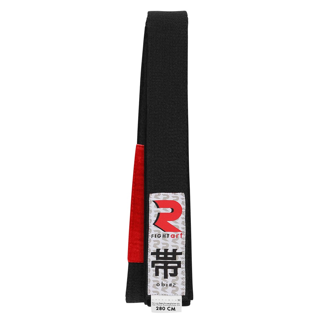 Ceinture jiu jitsu - Modèle Obi2 noir