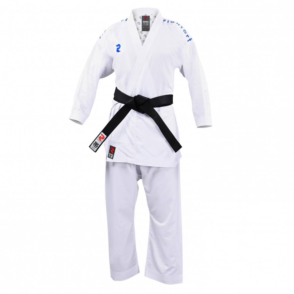 Kimono karaté compétition - Modèle Sempai marquage bleu
