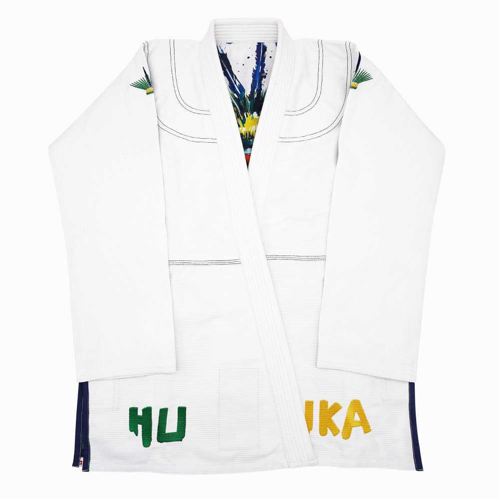 Kimono jiujitsu entraînement et compétition - Modèle Luta blanc - Edition Limitée YOME