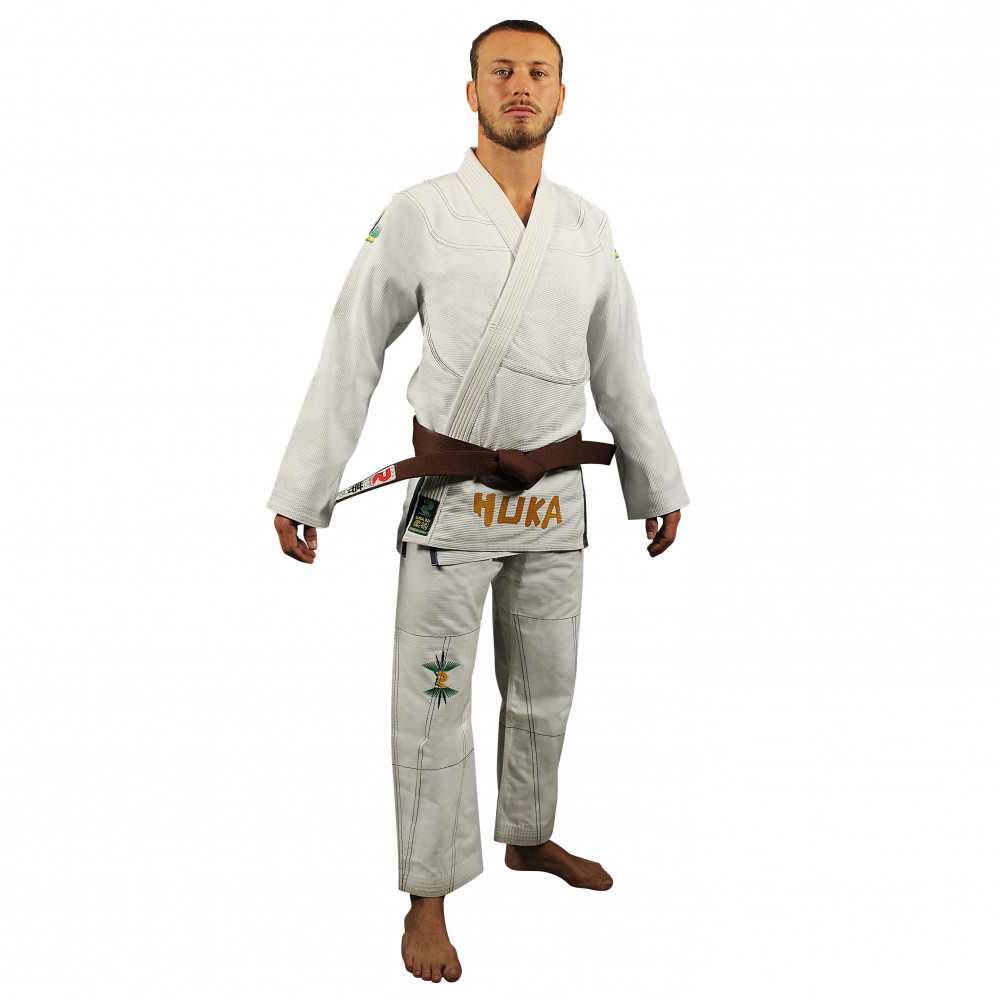 Kimono jiujitsu entraînement et compétition - Modèle Luta blanc - Edition Limitée YOME