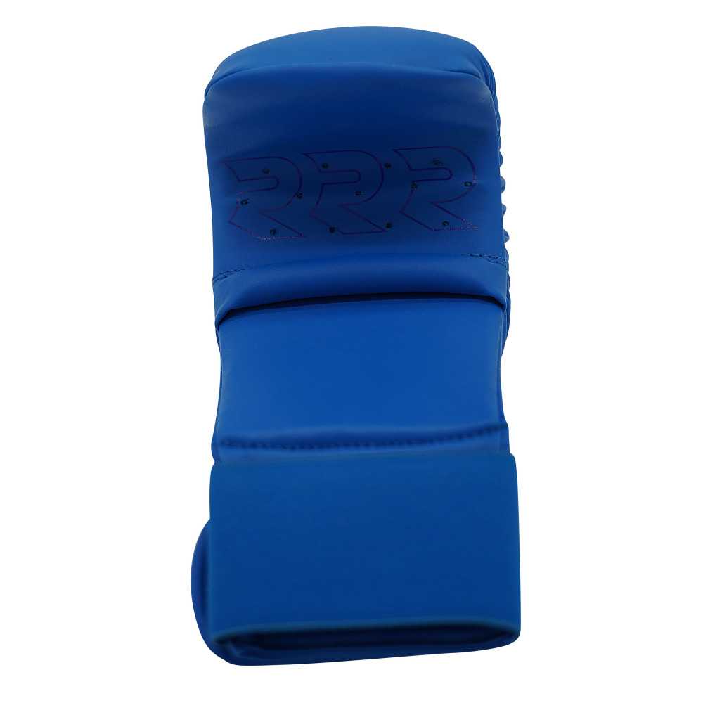 Mitaines de karaté entraînement et compétition - Modèle intégral bleu