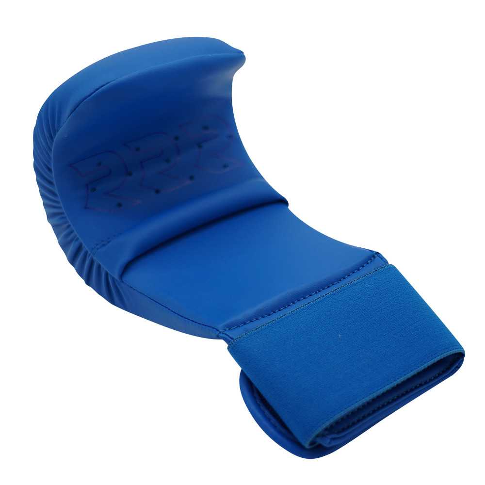 Mitaines de karaté entraînement et compétition - Modèle intégral bleu