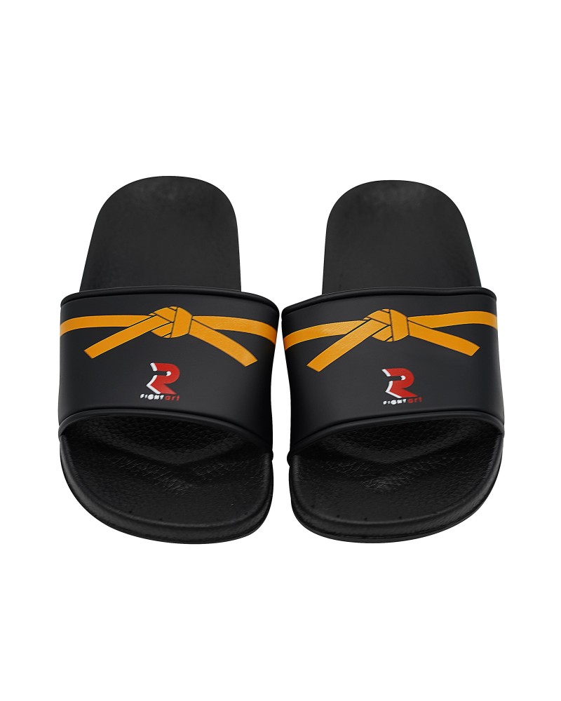 Accessoire arts martiaux - Claquette Dojo - noire orange