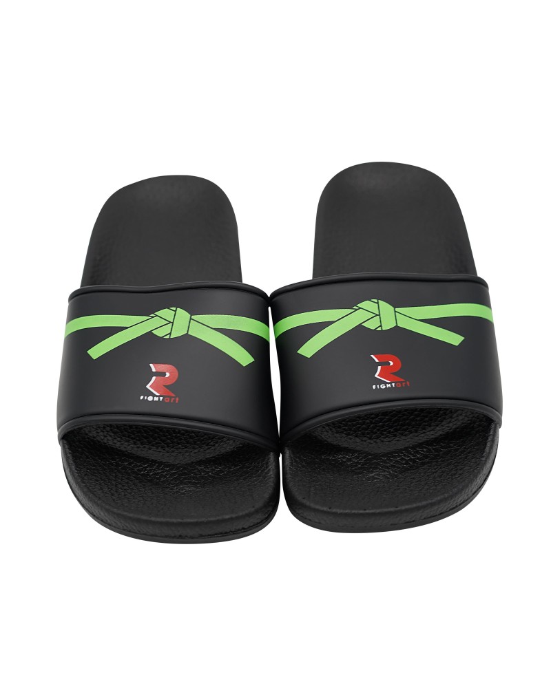 Accessoire arts martiaux - Claquette Dojo - noire verte