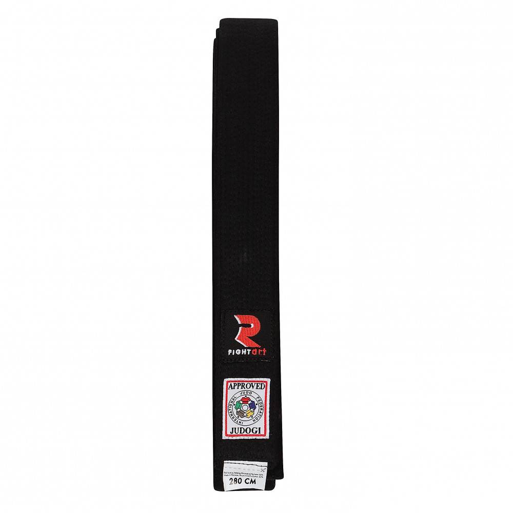 Ceinture arts martiaux - Noir - Modèle Obi2 IJF