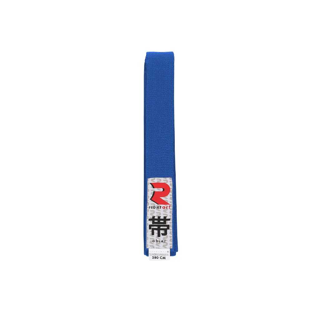 Ceinture arts martiaux bleue - Modèle Obi2