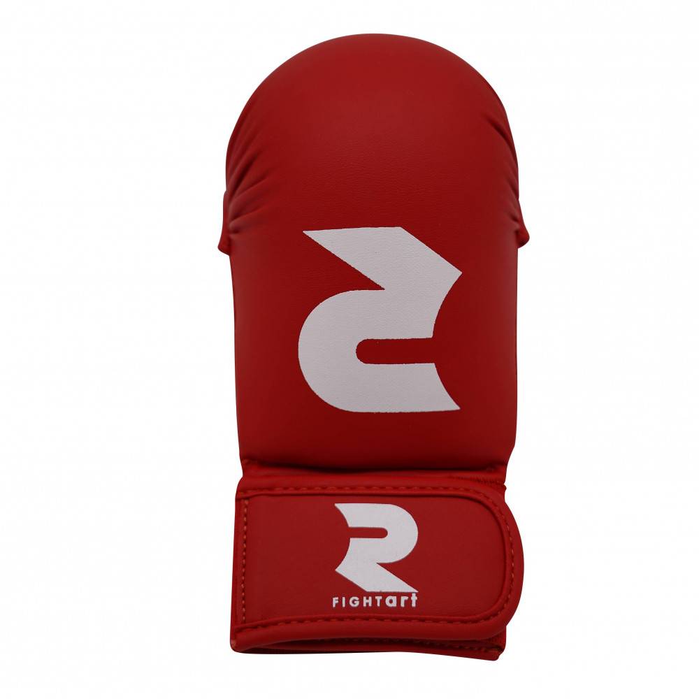 Gant de karaté rouge intégral Fightart – Agréé compétition
