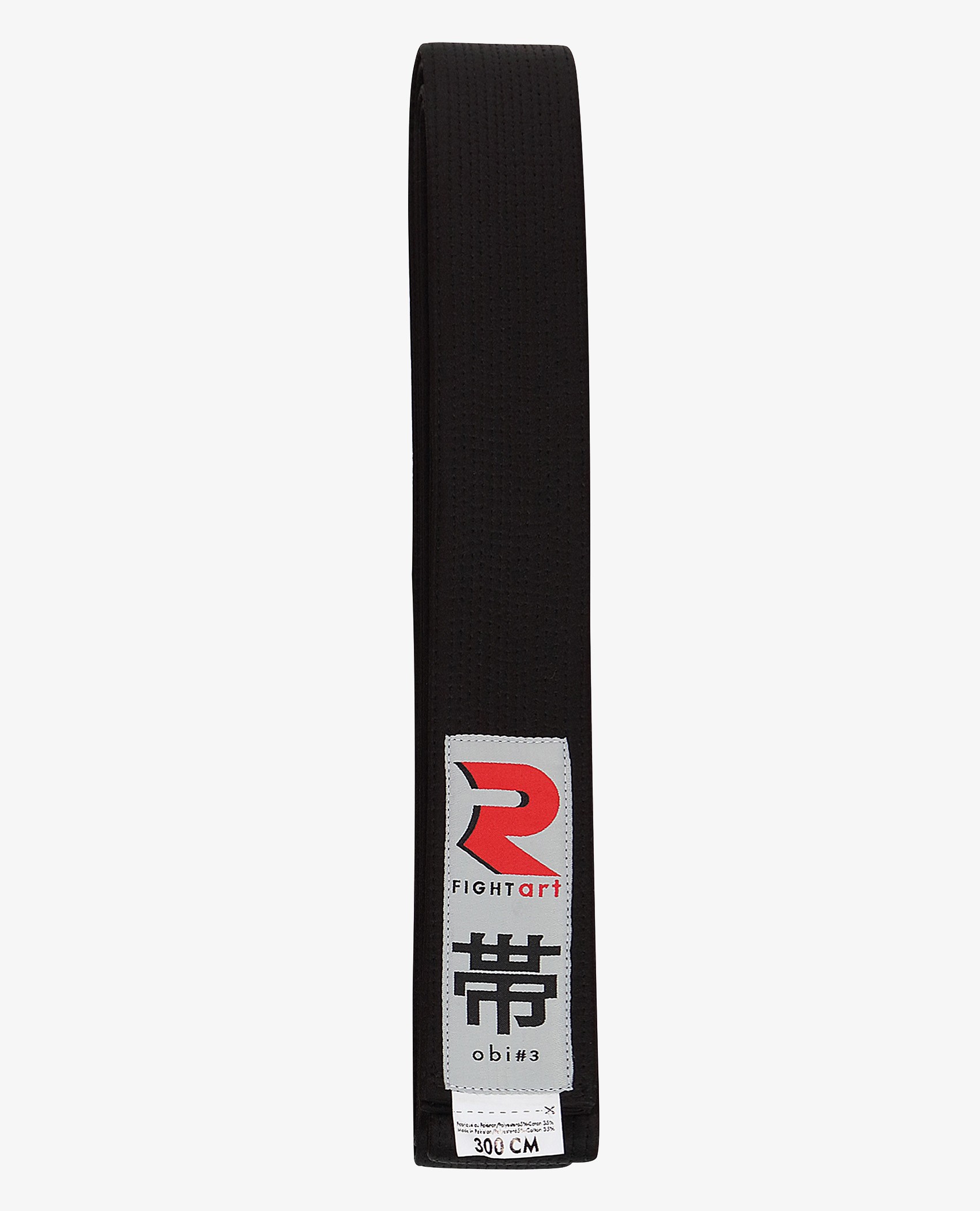Ceinture noire judo Obi 3 – Ceinture haut de gamme Fightart