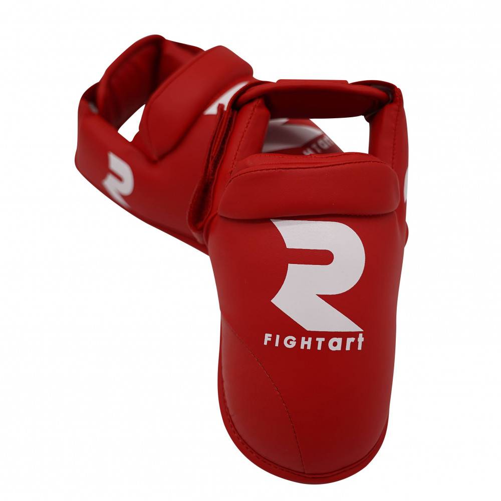 Protège pied karaté Fightart rouge – Homologué compétition