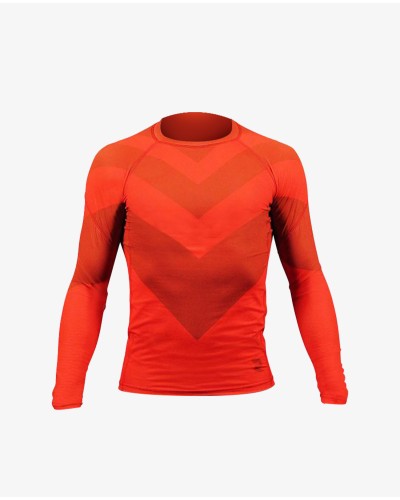 Rashguard manches longues rouge Fightart