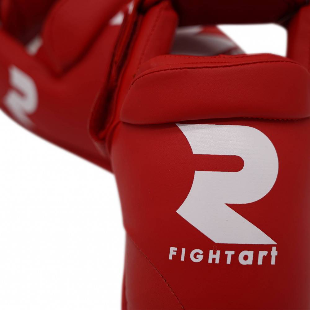 Protège pied karaté Fightart rouge – Homologué compétition