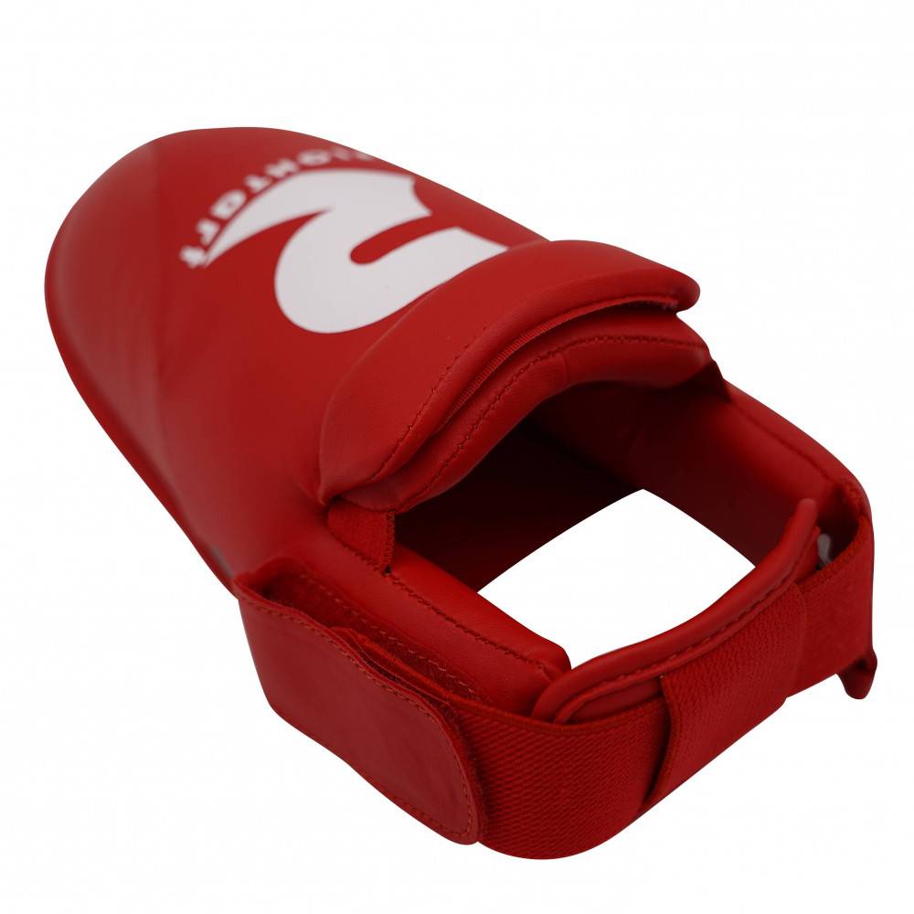 Protège pied karaté Fightart rouge – Homologué compétition