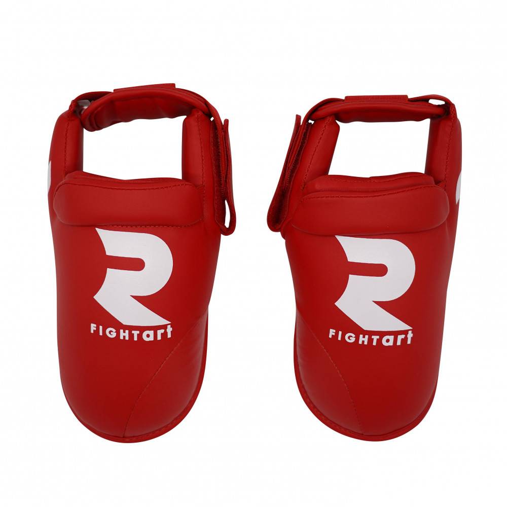 Protège pied karaté Fightart rouge – Homologué compétition