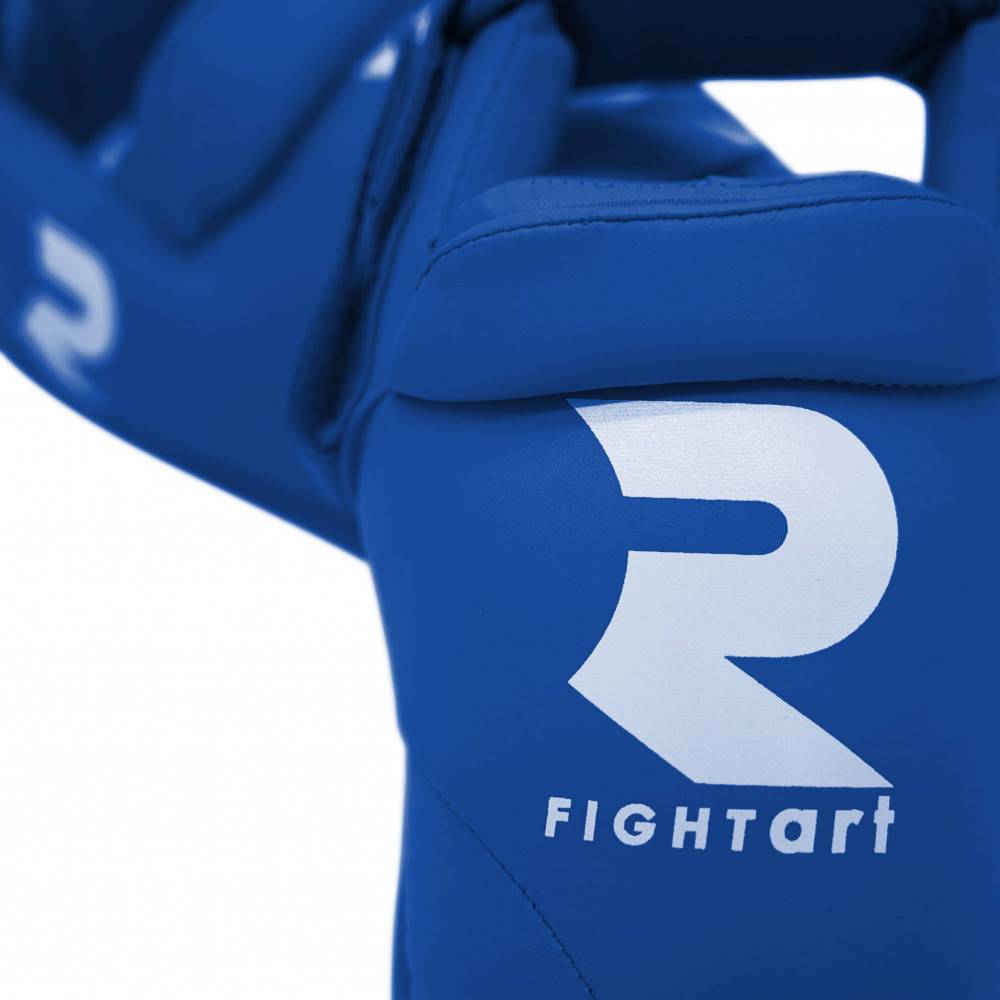 Protège pied karaté Fightart bleu – Homologué compétition