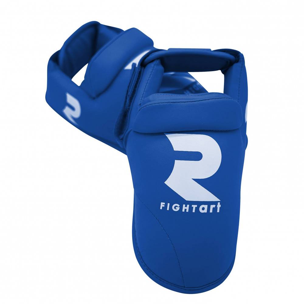 Protège pied karaté Fightart bleu – Homologué compétition