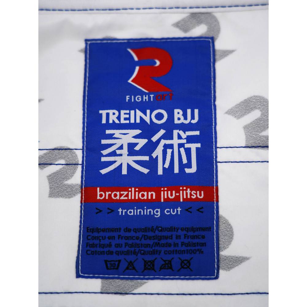 Kimono jiujitsu entraînement - Modèle Treino blanc - adulte
