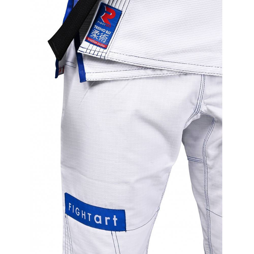 Kimono jiujitsu entraînement - Modèle Treino blanc - adulte