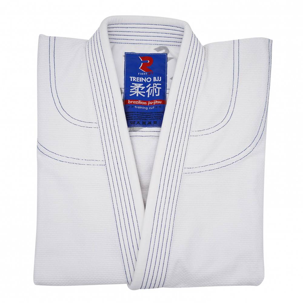Kimono jiujitsu entraînement - Modèle Treino blanc - adulte