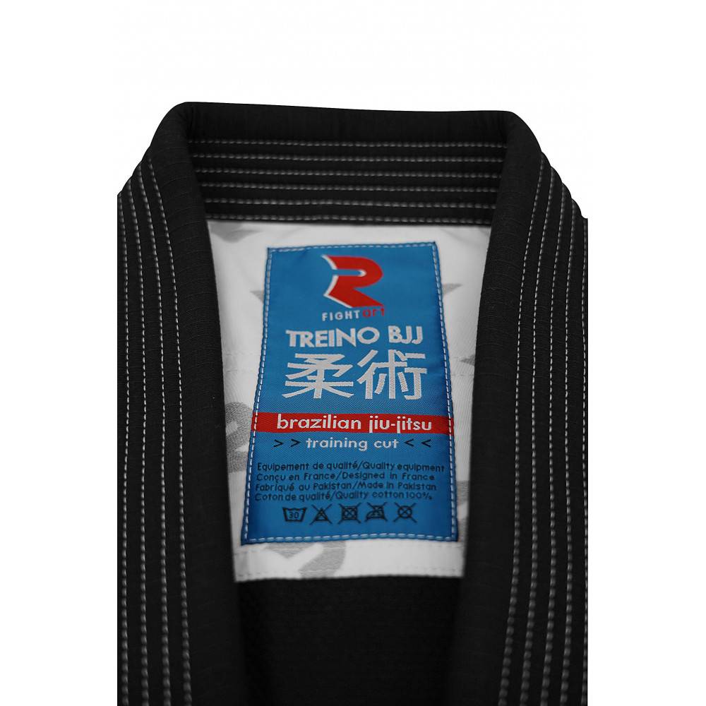 Kimono Jiu Jitsu Noir Treino BJJ - Léger, Résistant & IBJJF