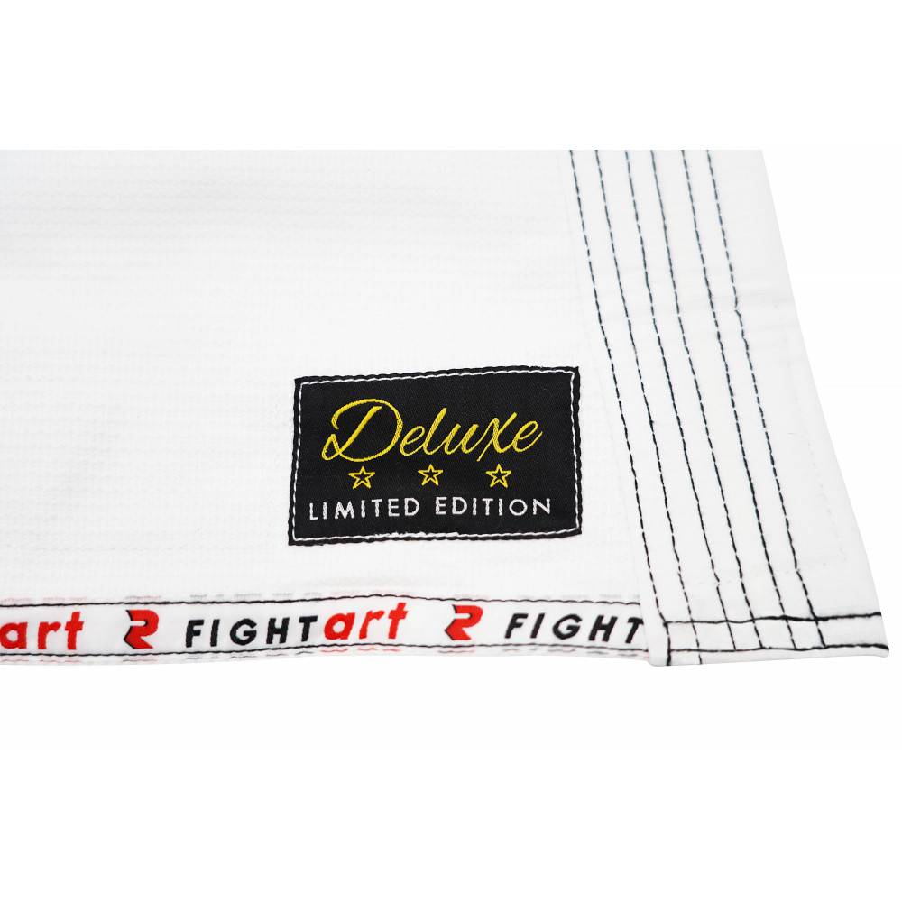 Kimono jiujitsu entraînement et compétition - Modèle Luta blanc - Edition Limitée Aquarioss
