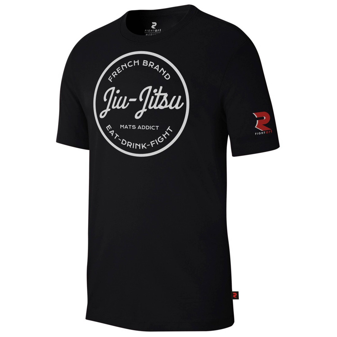 T-shirt jiu jitsu noir - Collection Loisirs & Lifestyle - Modèle French