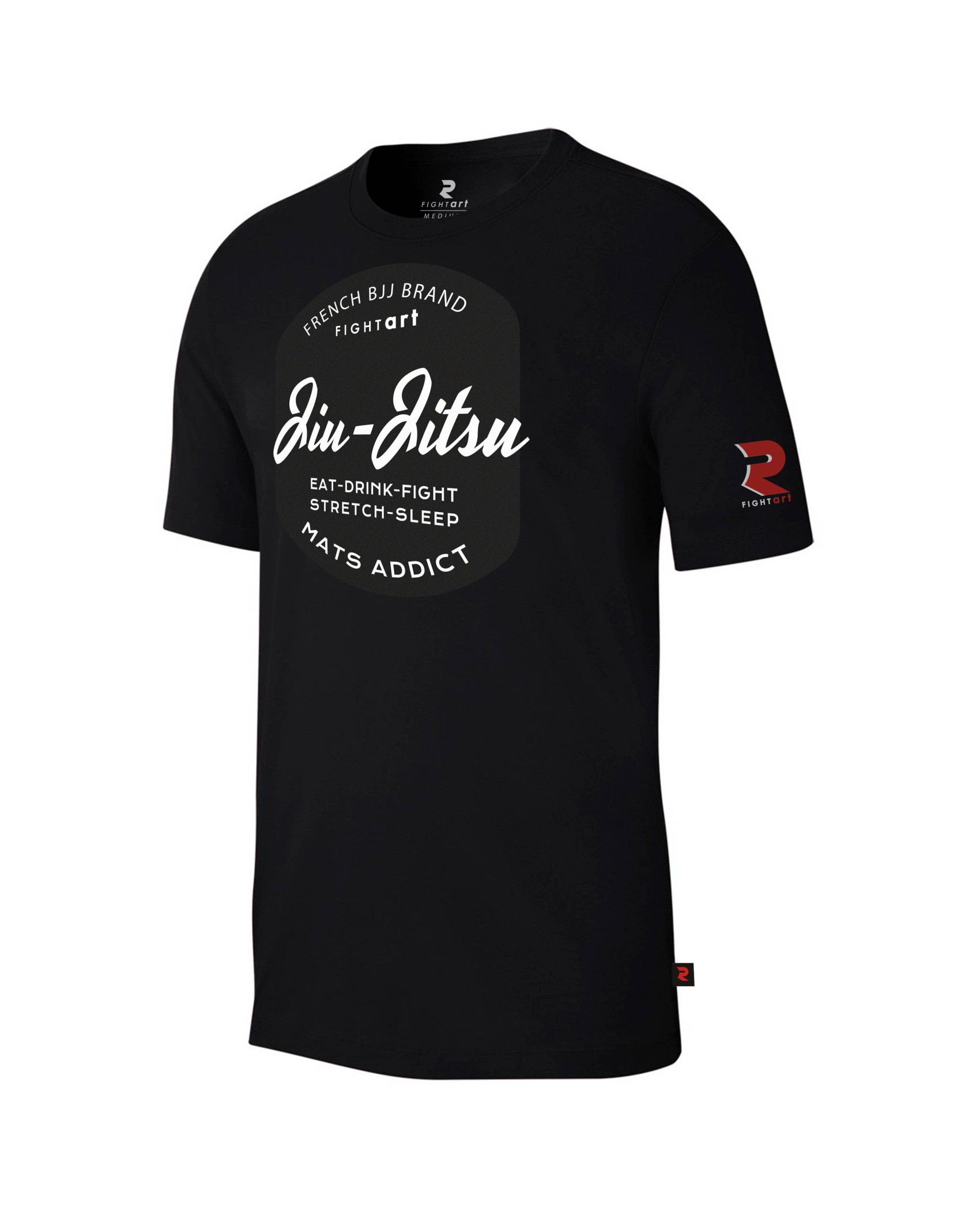 T shirt homme coton bio jiu jitsu – Confort naturel & style épuré