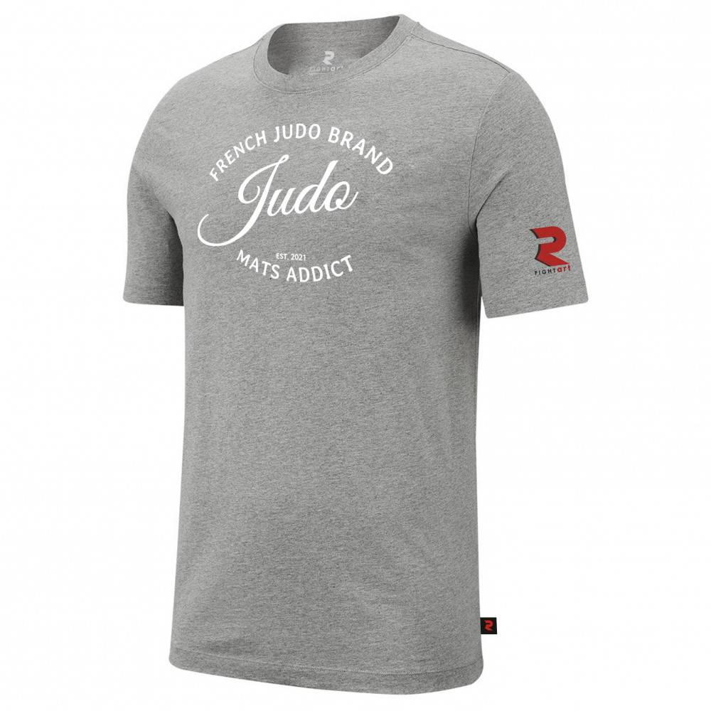 T shirt gris original judo – Style martial & coton bio | Fightart