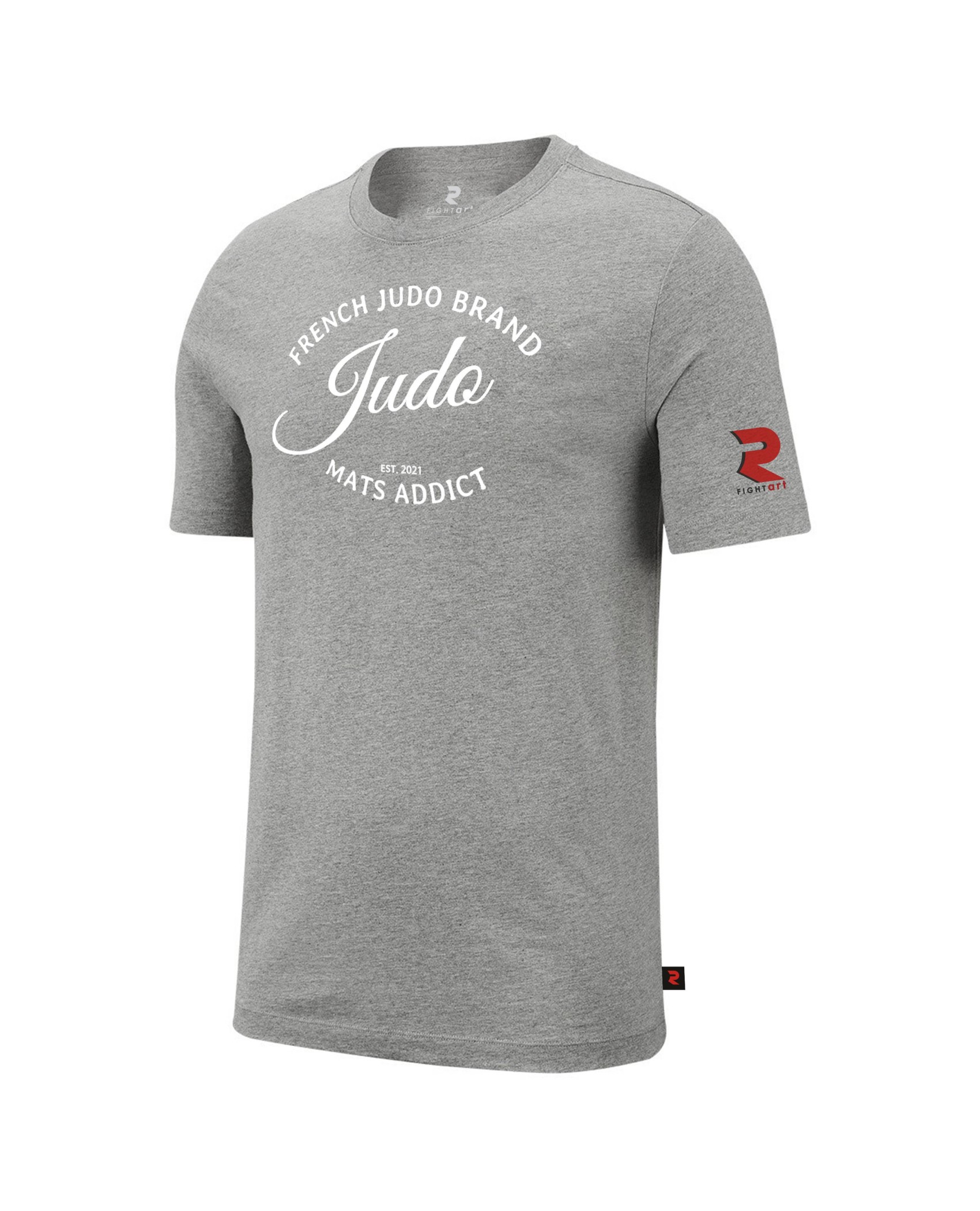 T shirt gris original judo – Style martial & coton bio | Fightart