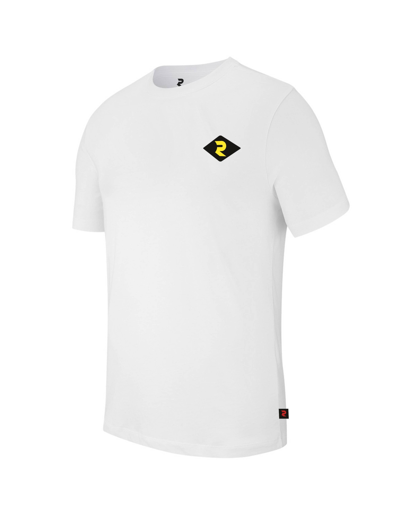 T shirt homme blanc combat – Coton bio, coupe regular, style épuré