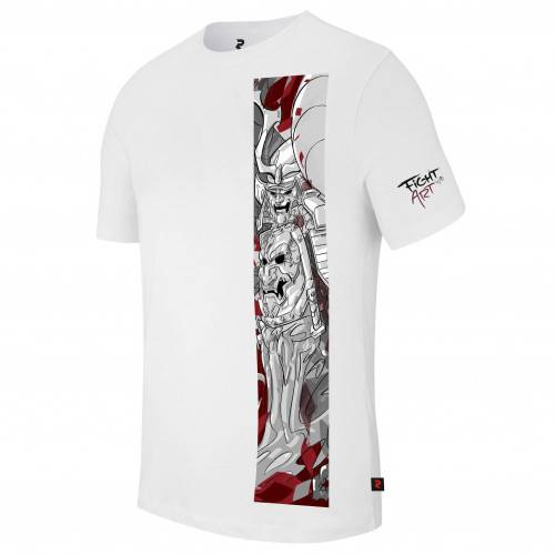 T-shirt blanc - Collection Série Limitée Artiste DPA - Modèle Samourai