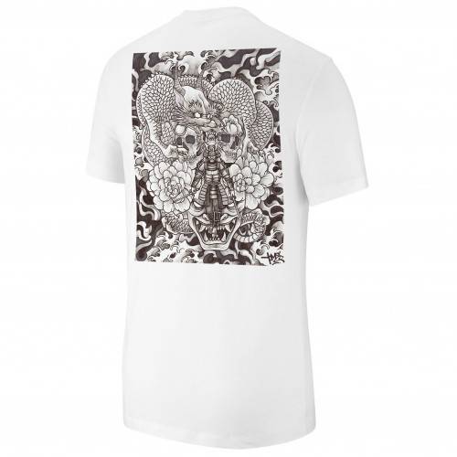T-shirt blanc - Collection Série Limitée Artiste YOME - Modèle Samouraï