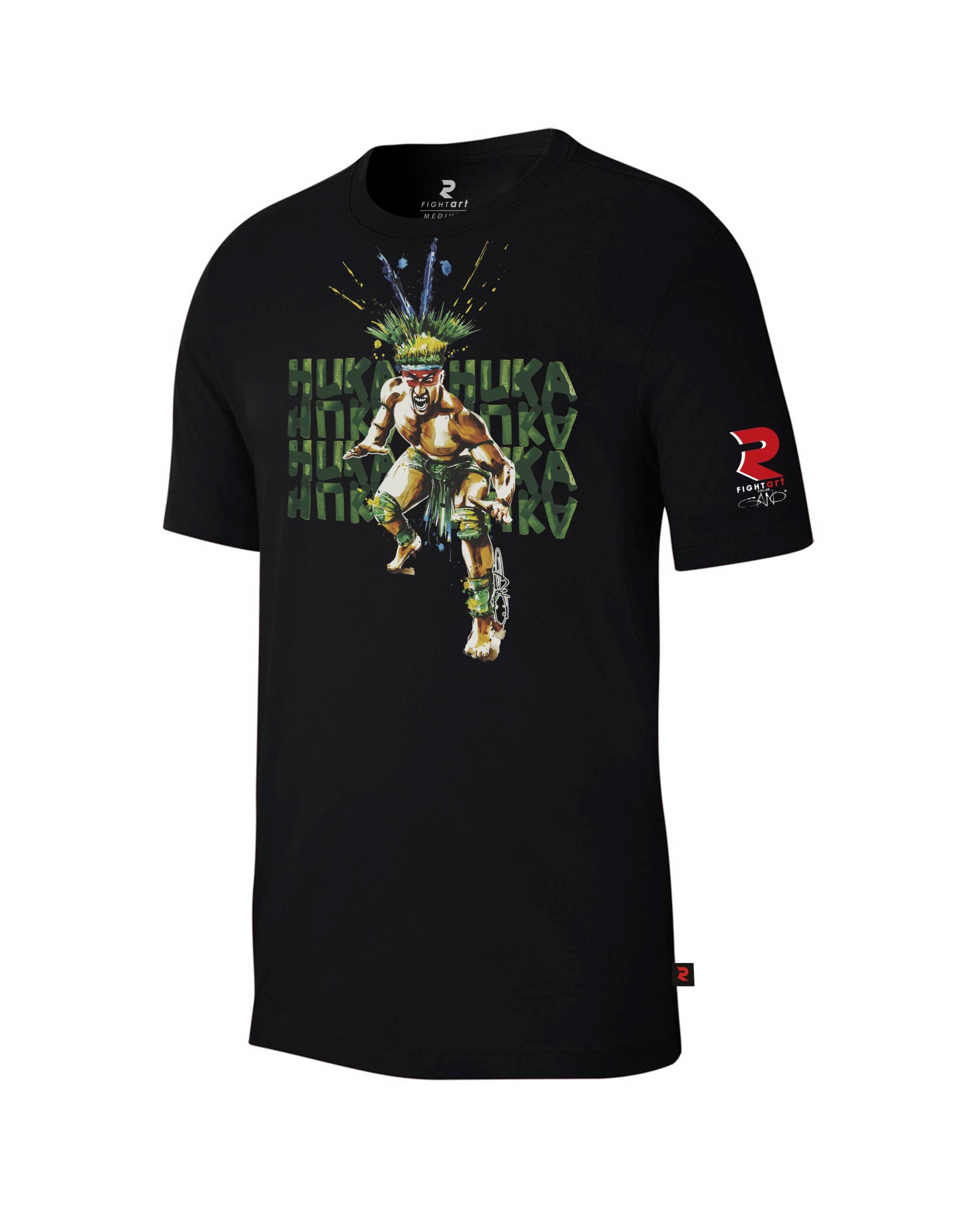T shirt jiu jitsu noir édition limitée – Fightart x Gano | Style & performance