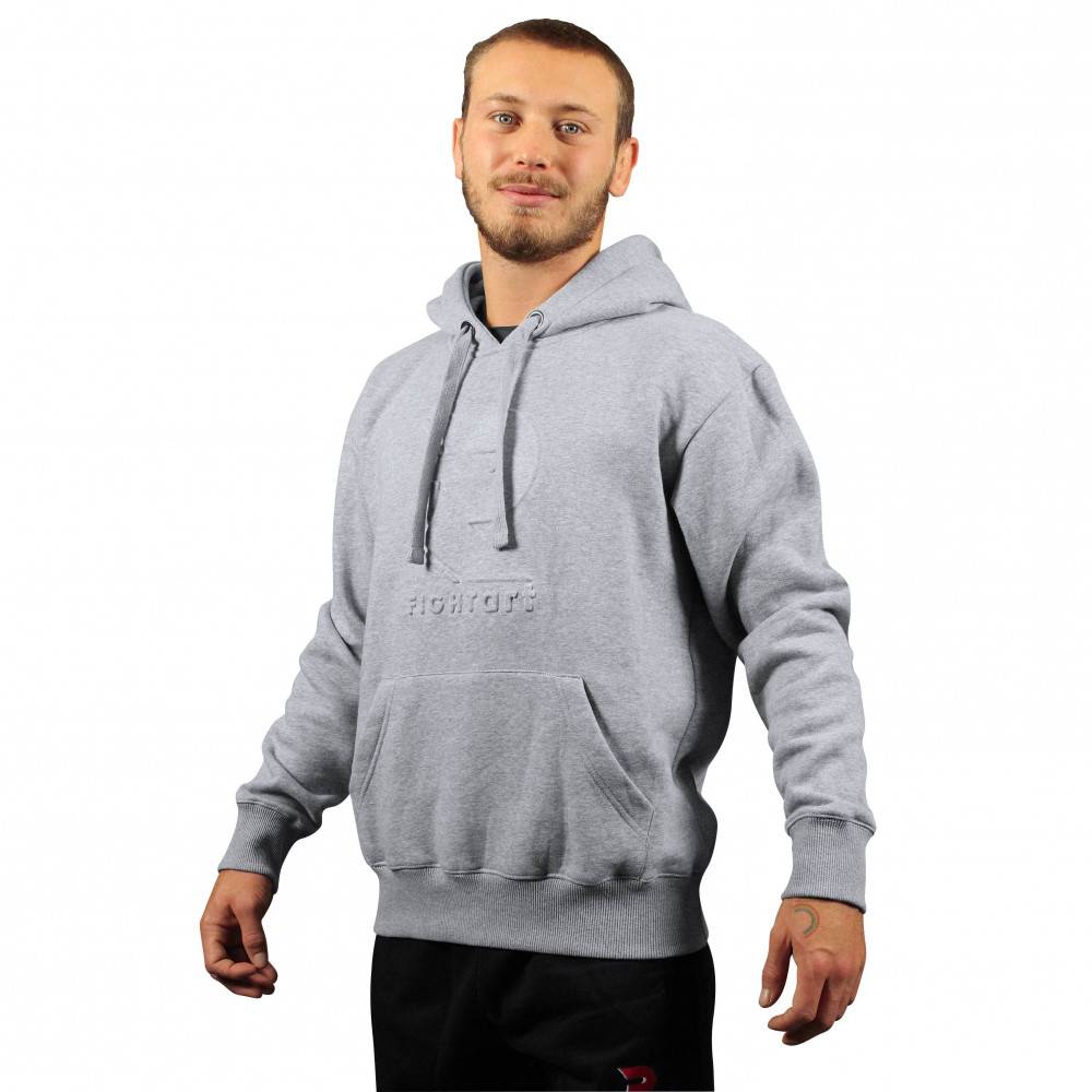 Sweat capuche gris – Confort & style inspiré du judo | Fightart