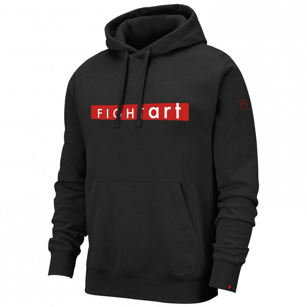 Sweat capuche noir – Confort & style inspiré du judo | Fightart