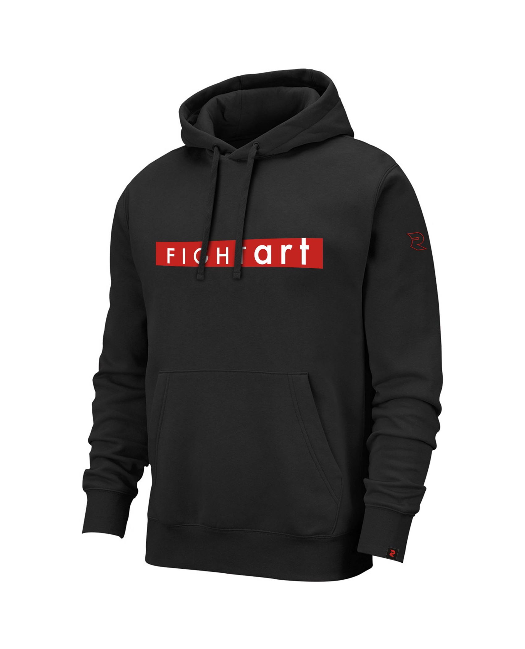 Sweat capuche noir – Confort & style inspiré du judo | Fightart