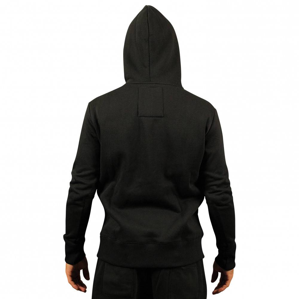 Sweat capuche noir – Confort & style inspiré du judo | Fightart