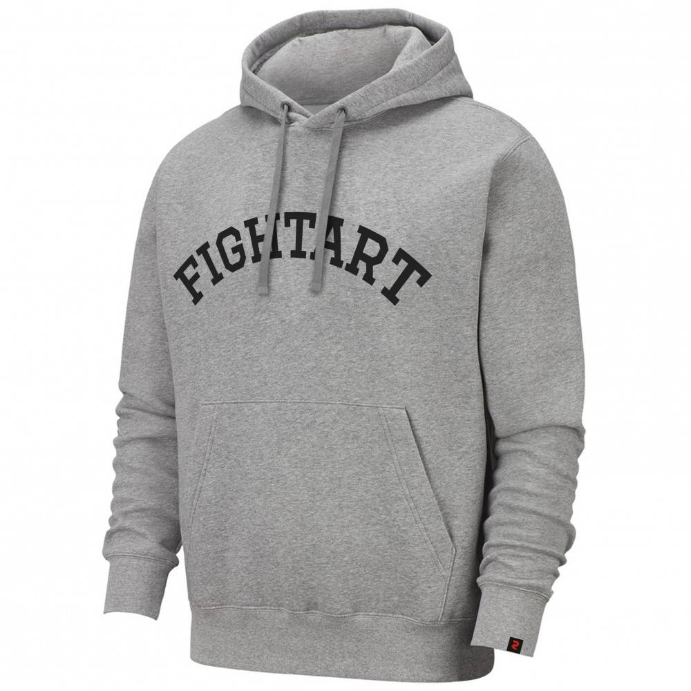 Sweatshirt gris à capuche unisexe – Confort & style arts martiaux